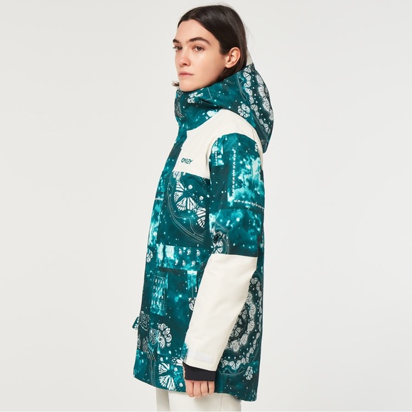 NWT Oakley Snowboard and Ski TC AURORA RC Insulated Paisley Jacket - Picture 2 of 13